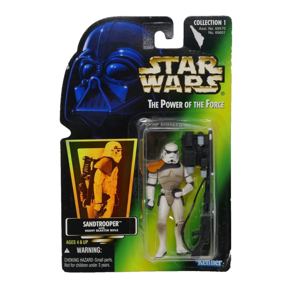 Kenner 1996 Star Wars POTF Power of the Force Sandtrooper with Blaster Rifle